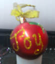 Personalised Christmas baubles